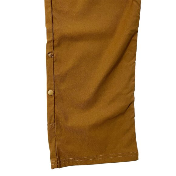 prAna Convertible Stretch Vented Cargo Straight Water Repellent Pant Brown 38x34 - Picture 9 of 14